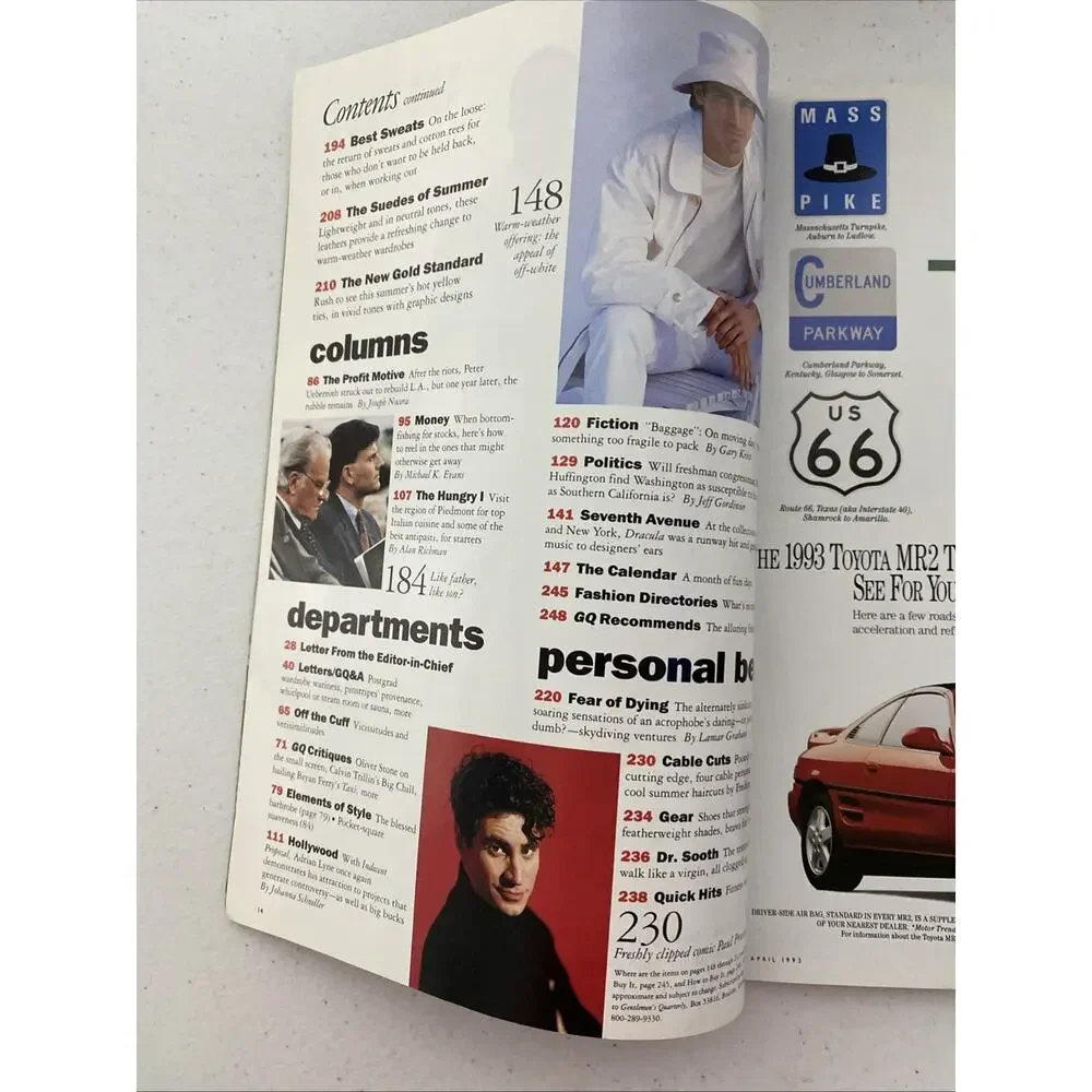 Vintage GQ Magazine April 1993 Prince Charles “Di-Lemma” Ads‎ Mens Cologne